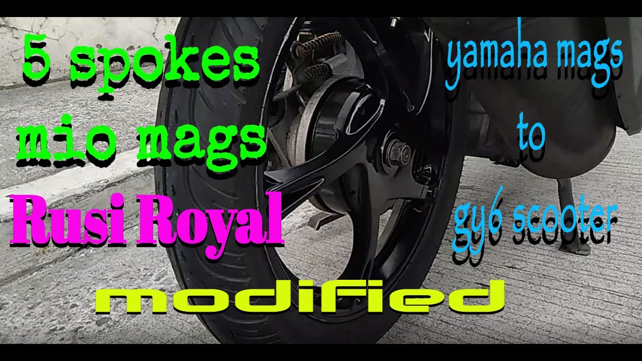 Yamaha Mio mags to Gy6 scooter MODIFIED!. (Englsh Sub) mio mags to Rusi Royal  #Gy6Engine #Modified