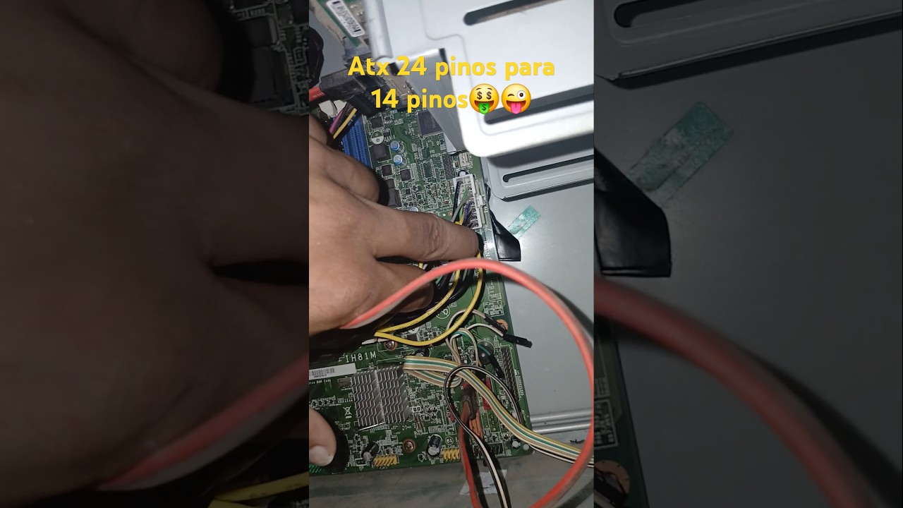 Fonte atx 24 pinos para 14 pinos adapta&ccedil;&atilde;o muito f&aacute;cil