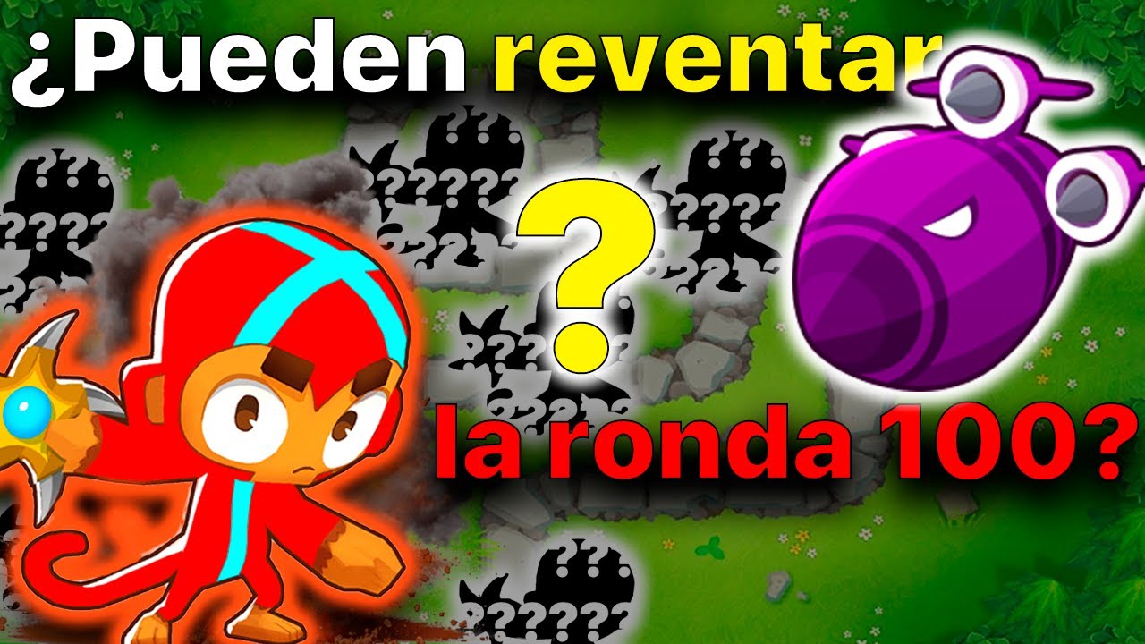 ¿Se puede llegar a la ronda 100 usando solo monos boomerang? (SIN TIER 5) | BTD6
