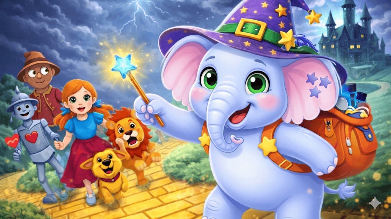 הקוסם מארץ עוץ 🌈✨ | מצטרפים לדורותי למסע אל הקוסם! 🧙‍♂️|  פעילות בתנועה לילדים 👦🏻👧🏻