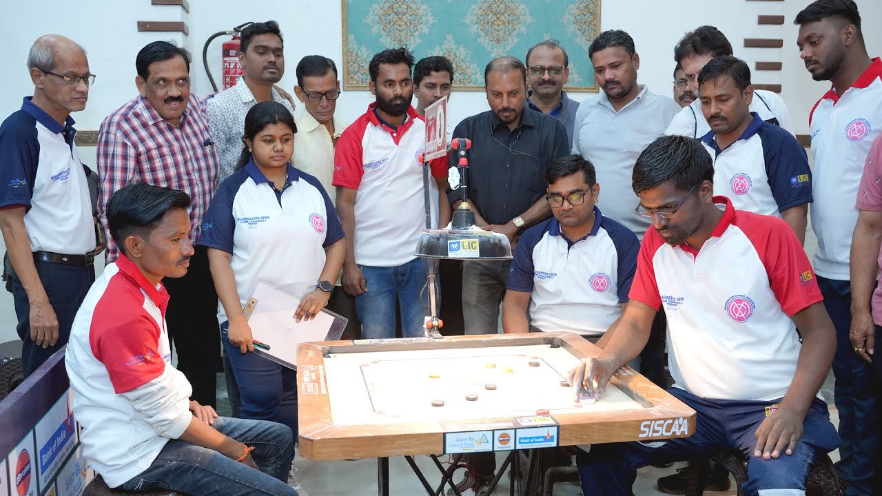 MCA Live Carrom :  QF - Yogesh Dhongade (Maha) vs Sagar Waghmare (Maha0