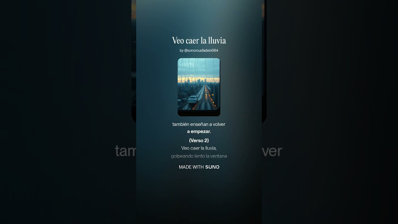 Veo caer la lluvia (letra y musica de Pedro Musat)