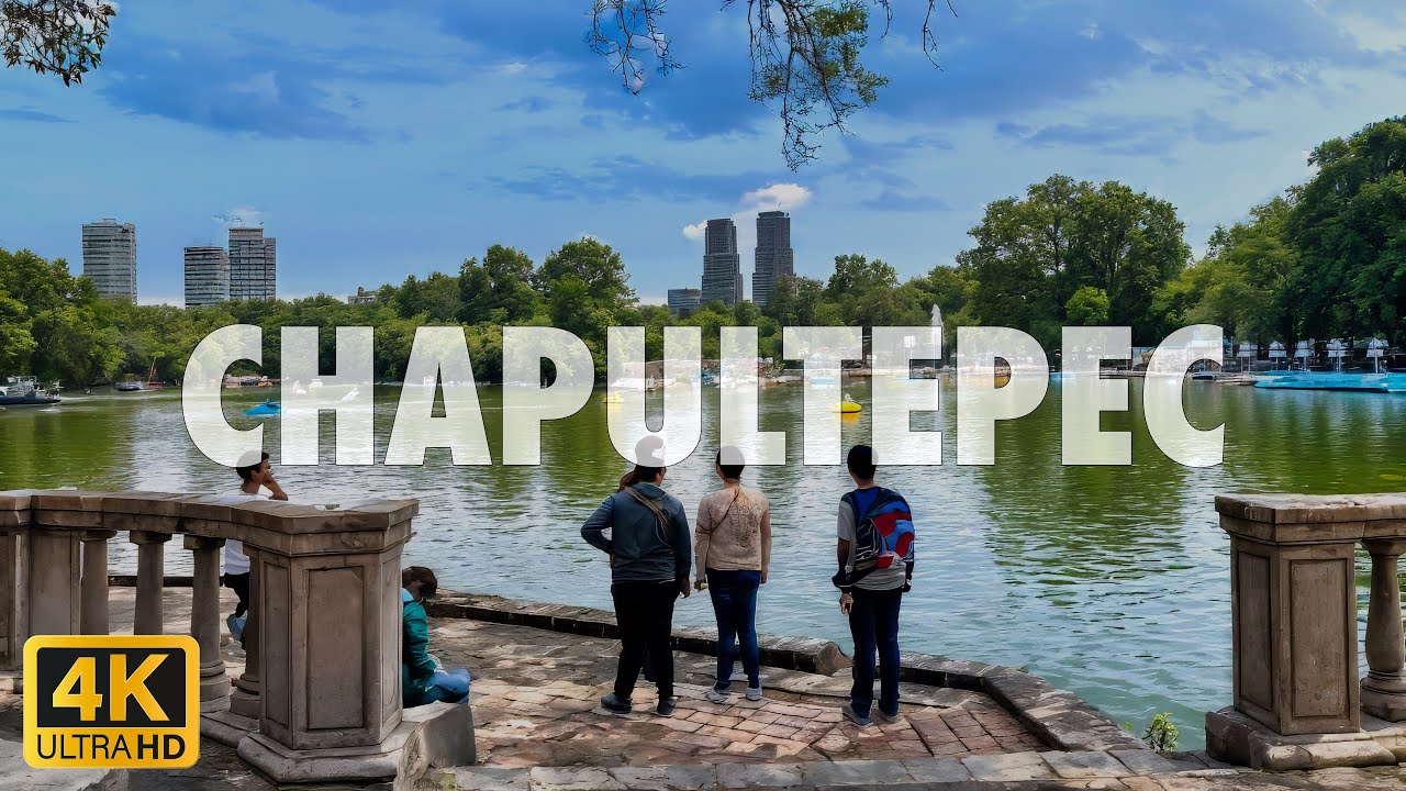 Exploring Chapultepec Park - A Walk Through The Largest Urban Park in The World, Mexico in Scenic 4K