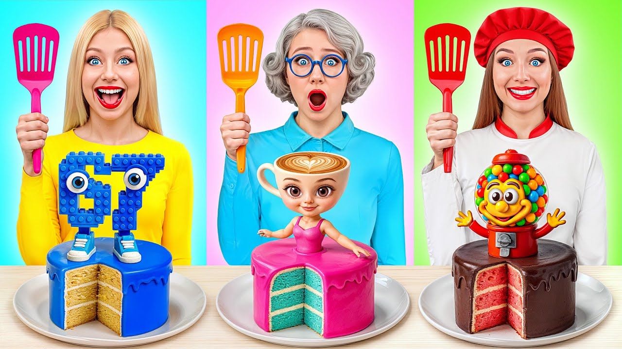 Ja vs Babcia &mdash; Kulinarne Wyzwanie Bitwa o Brainrot | Śmieszne Przepisy Jedzenie Multi DO Challenge