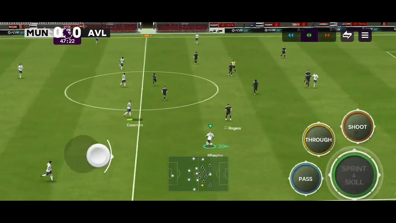 Ea Fc 26 gameplay Manchester united vs aston villa #fc26 