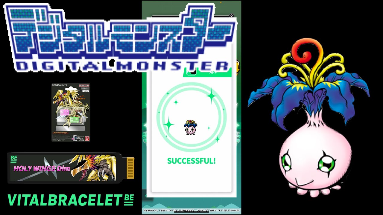 DIGIMON Vital Bracelet BE - YOKOMON || BEMemory Holy Wings DiM Log 2
