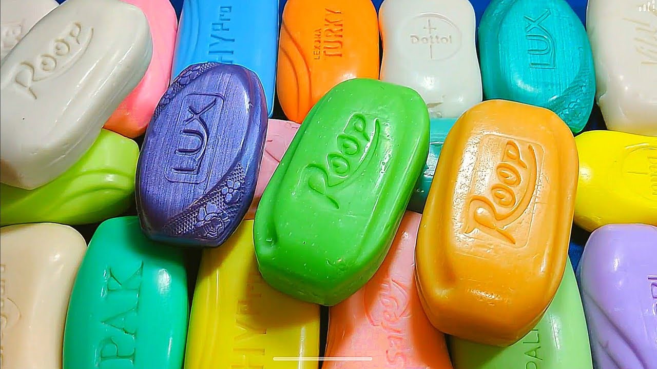 Satisfying International ASMR Soap opening Haul Soap Leisurely Unpacking Soaps Relaxing Sound