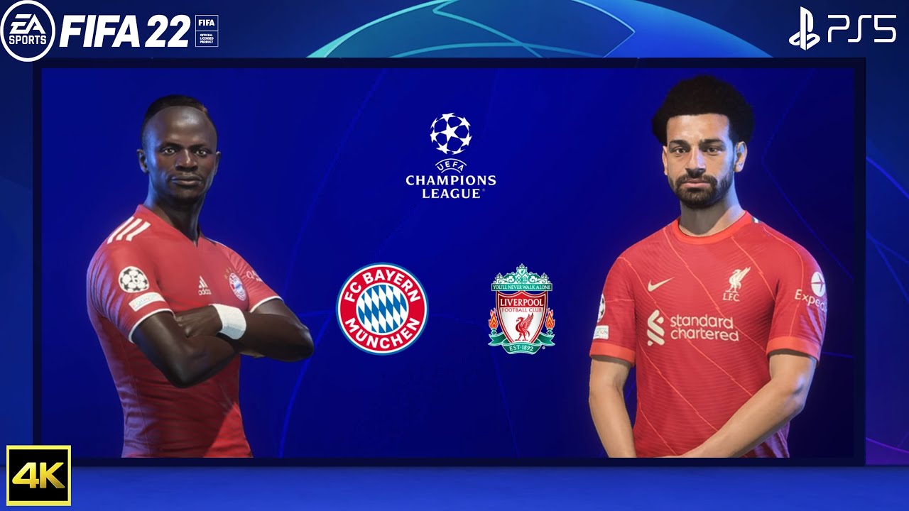 FIFA 22 PS5 | Liverpool Vs Bayern Munich | Ft. Nunez,Mane | Champions League 2022/23 | 4k Gameplay