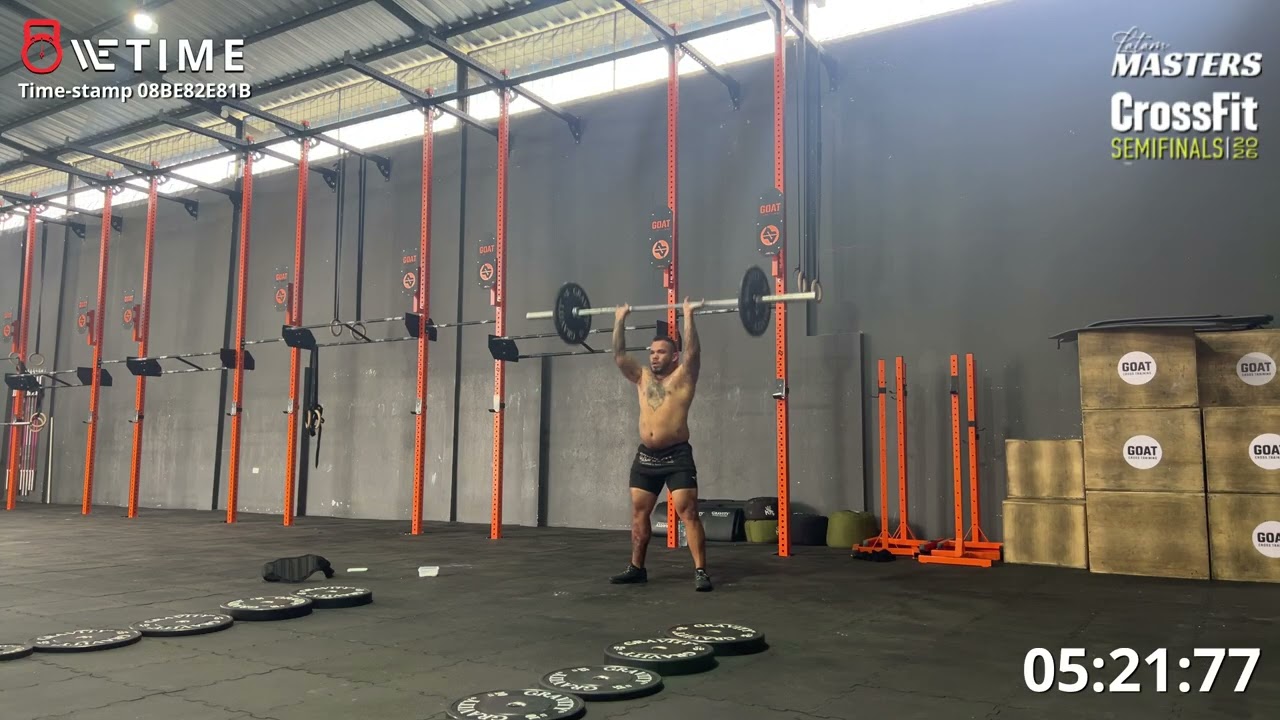 Geovanny Cedeño masters latam open 26.3 Ecuador Goat cross training