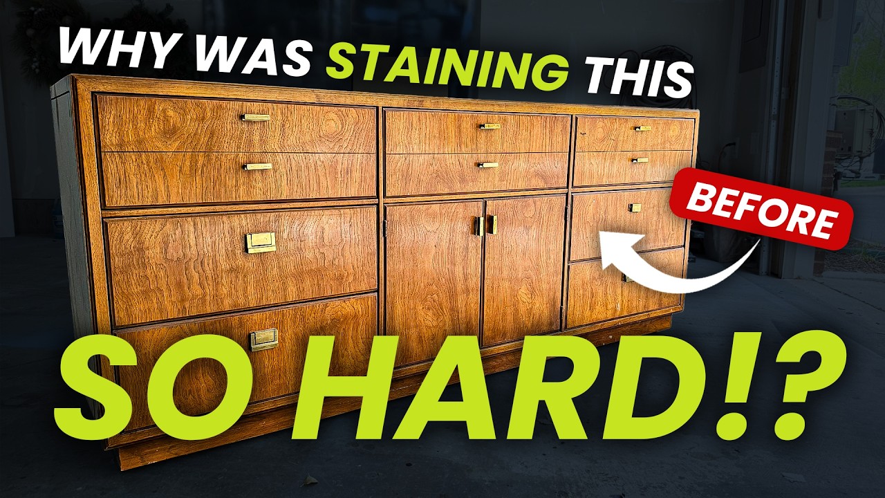 This Dresser Nearly DEFEATED Me | Drexel Campaign Refinish