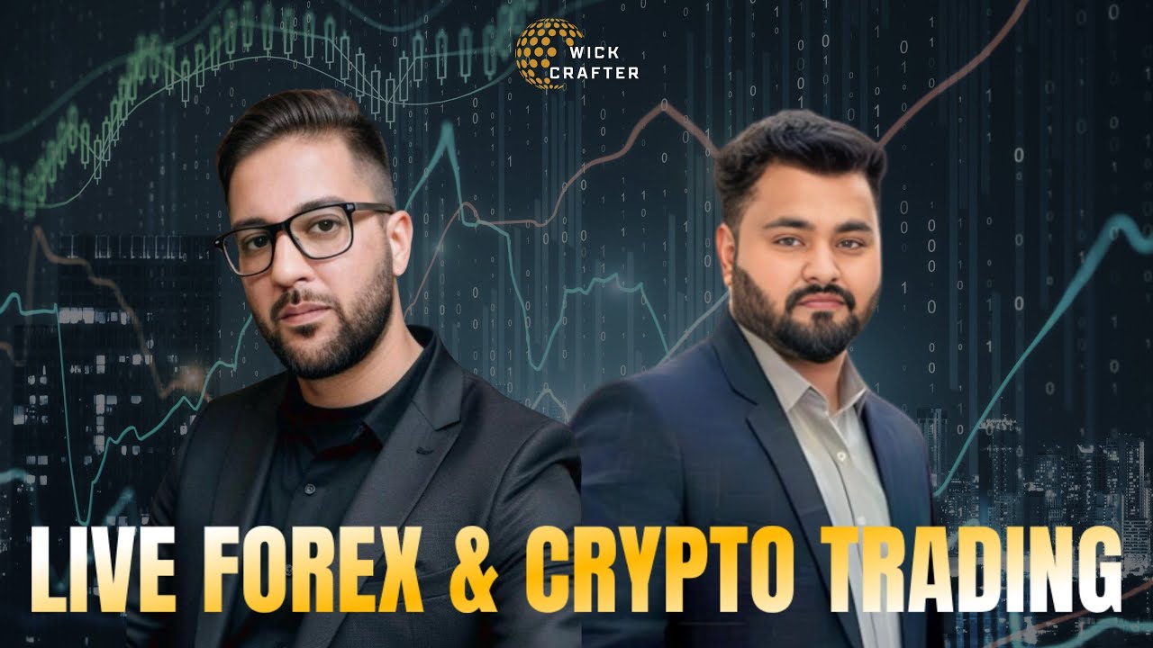 LIVE Gold And BTC Trading # 445 | Price Action , Market Structure | Wick Crafter