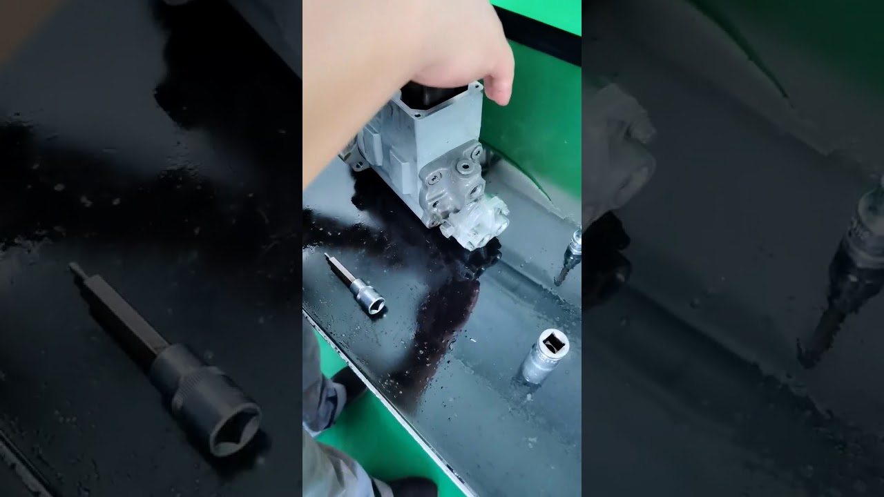 CAT C7 C9 C 9 3126 319 0675 dismounting HEUI pump