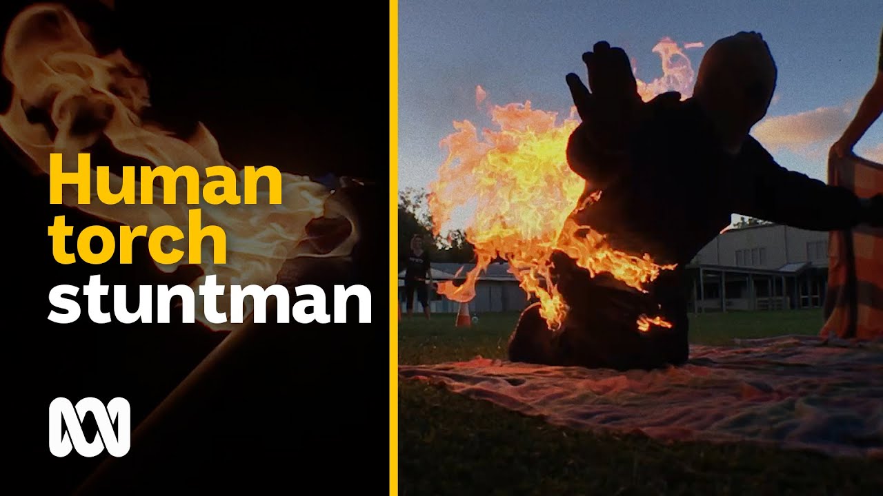 Chuck Norris inspires human torch stuntman Colin Handley | Amazing Australia | ABC Australia
