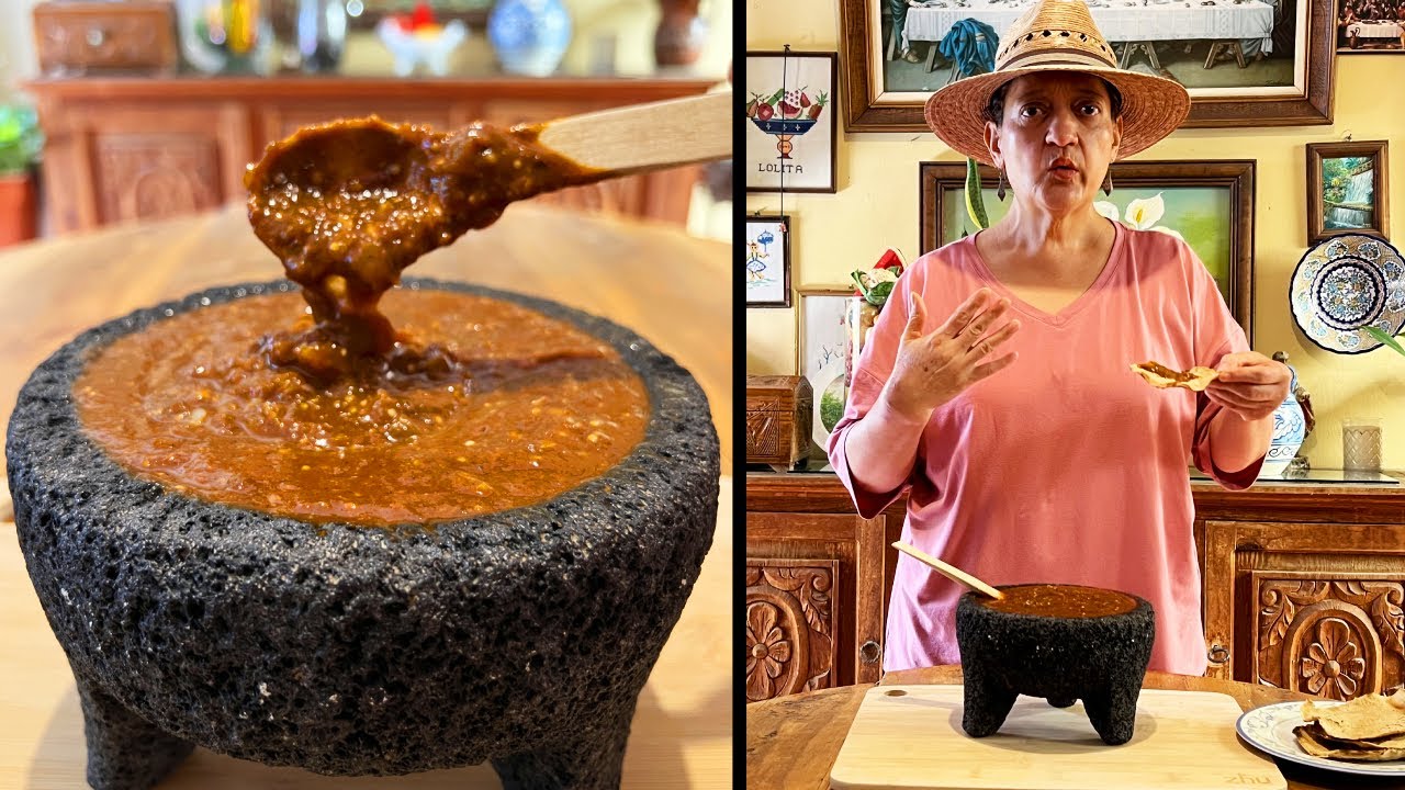 Salsa de Chile Morita con Secretos de la Abuelita