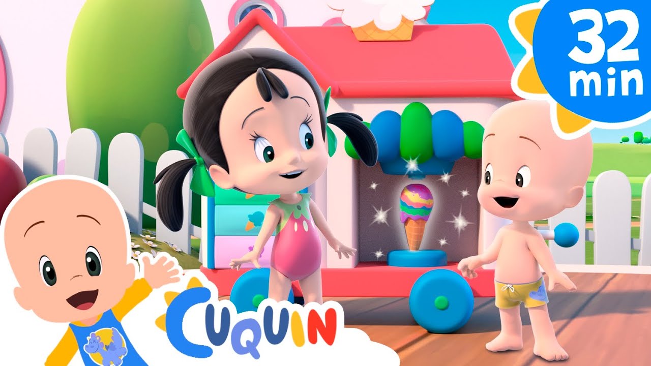Sweet sweet ice cream | Cleo & Cuquin: Educational videos