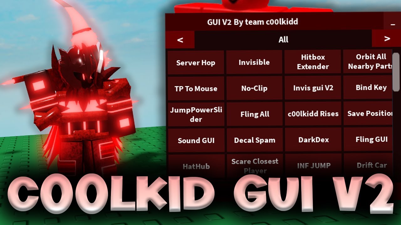 c00lkid V2 FE Trolling GUI - ROBLOX EXPLOITING