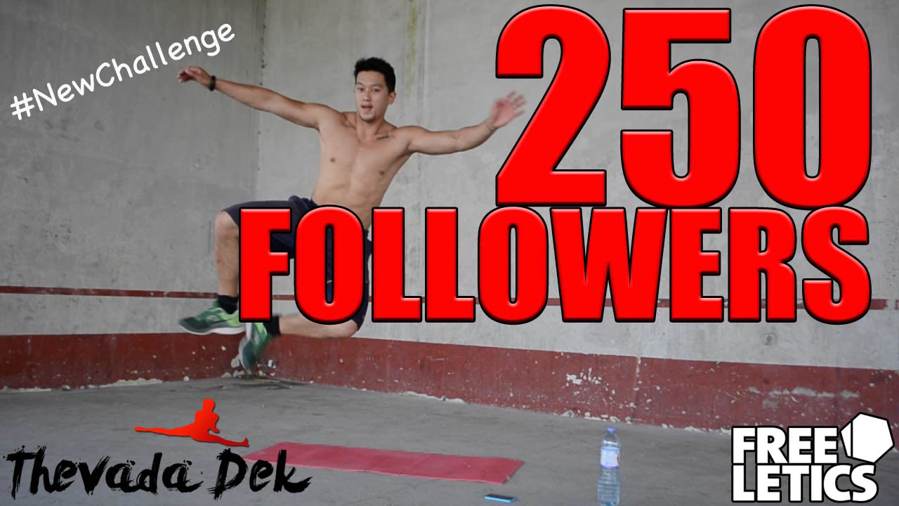 FREELETICS ► 250 FOLLOWERS | THEVADA