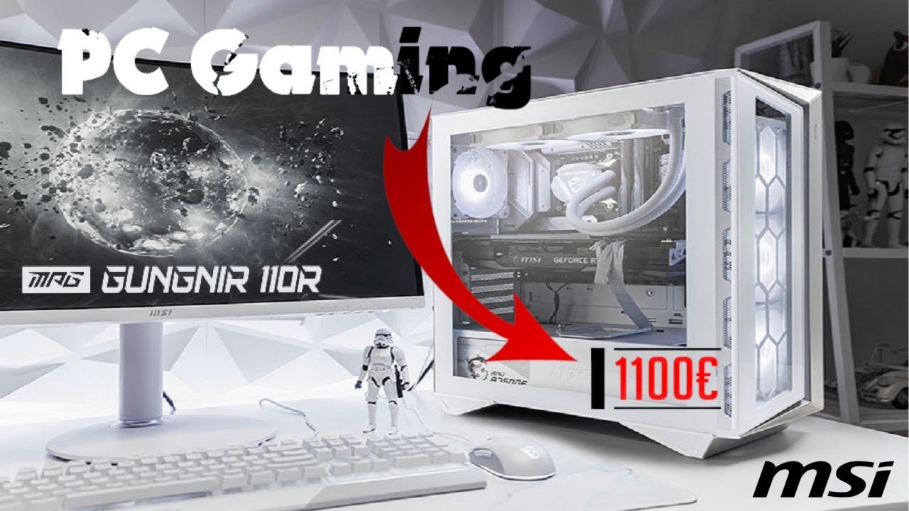 MIGLIOR PC DA GAMING BIANCO DA 1100&euro; CIRCA - UNA BESTIA 1440p!! - MSI MPG GUNGNIR 110R WHITE