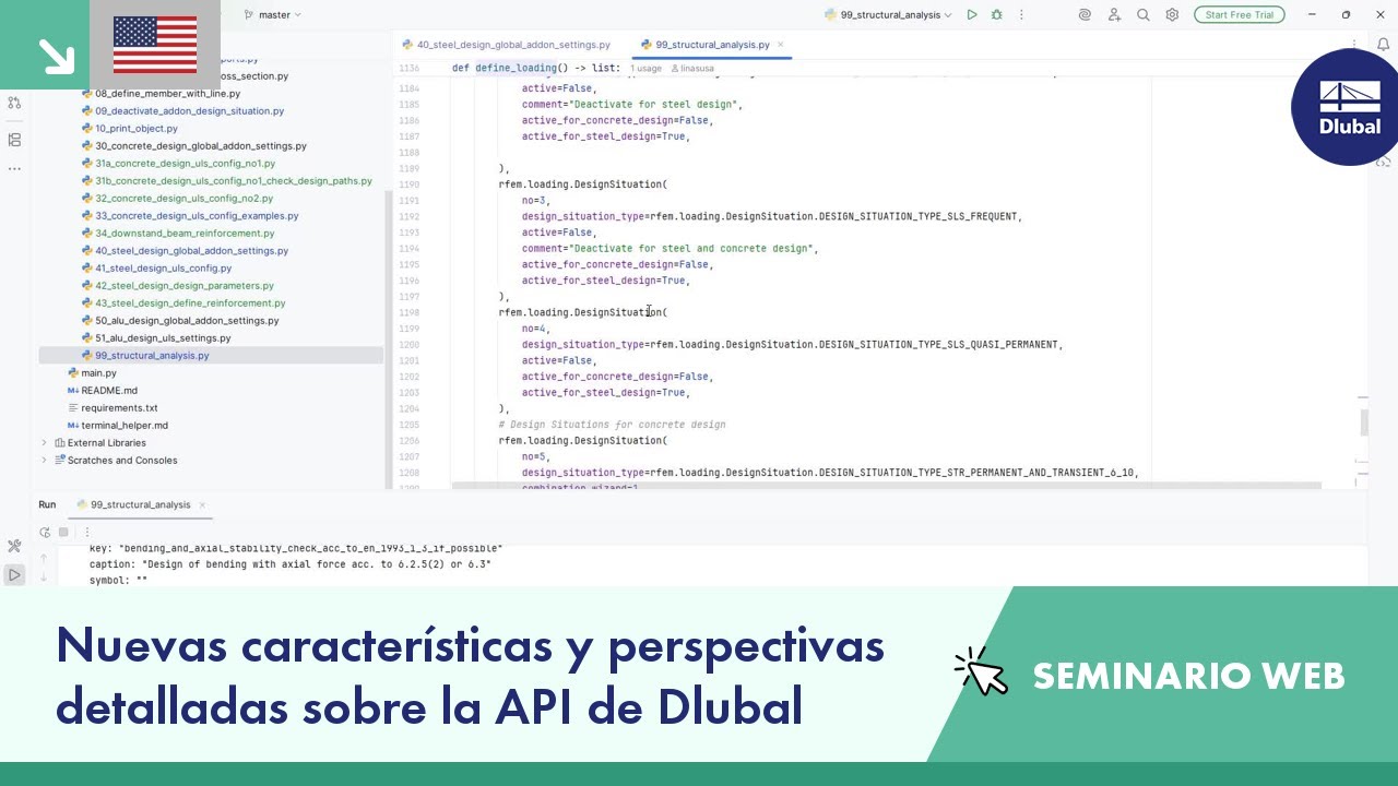 [EN] Webinario | Nuevas caracter&iacute;sticas e informaci&oacute;n detallada sobre la API de Dlubal