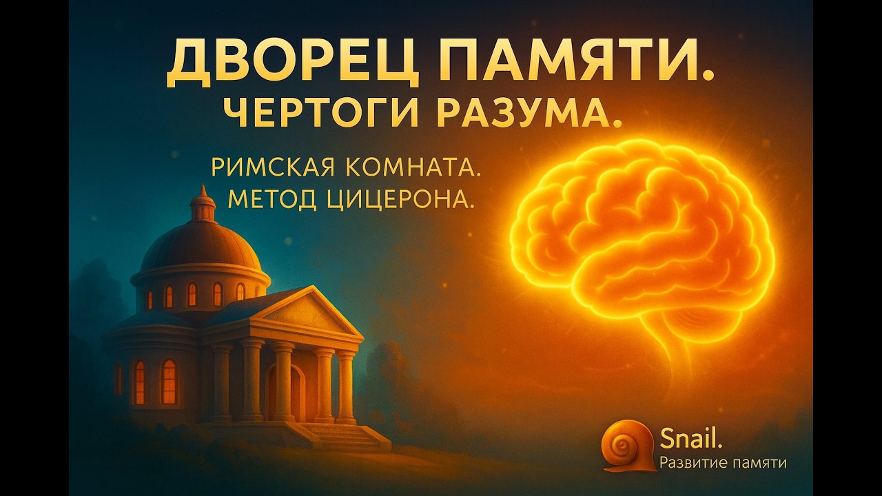 ДВОРЕЦ ПАМЯТИ. Метод Цицерона. Чертоги разума. Локус-метод. Римская комната.