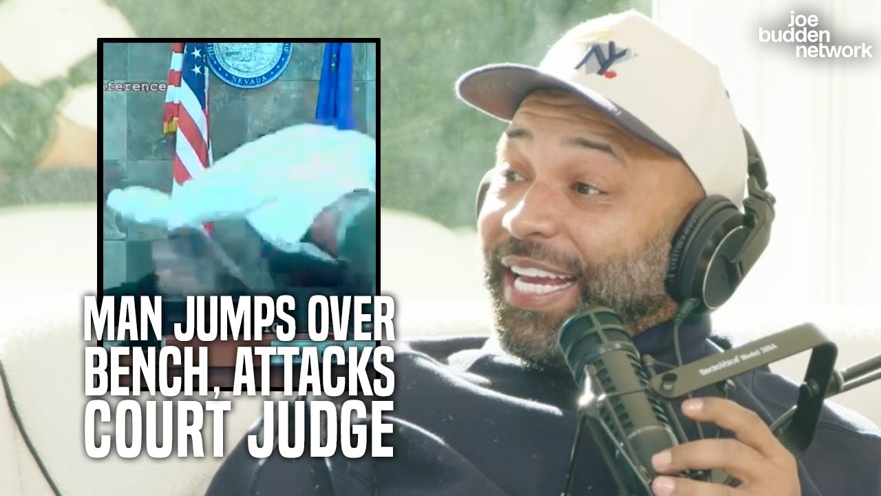 Man Jumps Over Bench, Attacks Court Judge During Sentencing | Joe Budden Reacts