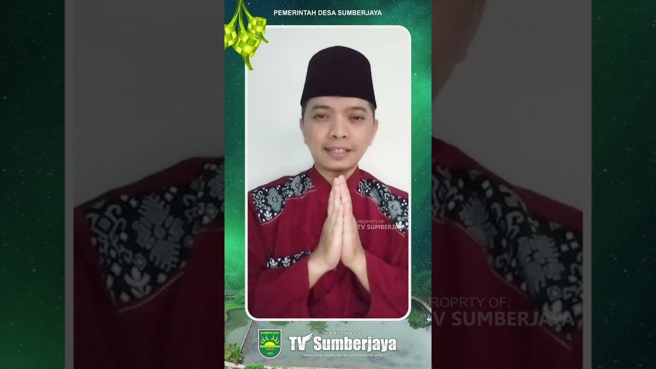 Pemdes Sumberjaya mengucapkan Selamat Hari Raya Idul Fitri 1446 H