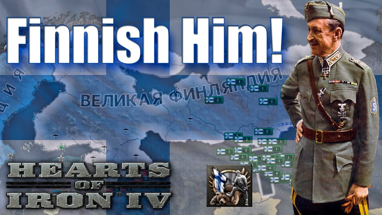 HoI4 Winter war Великая Финляндия