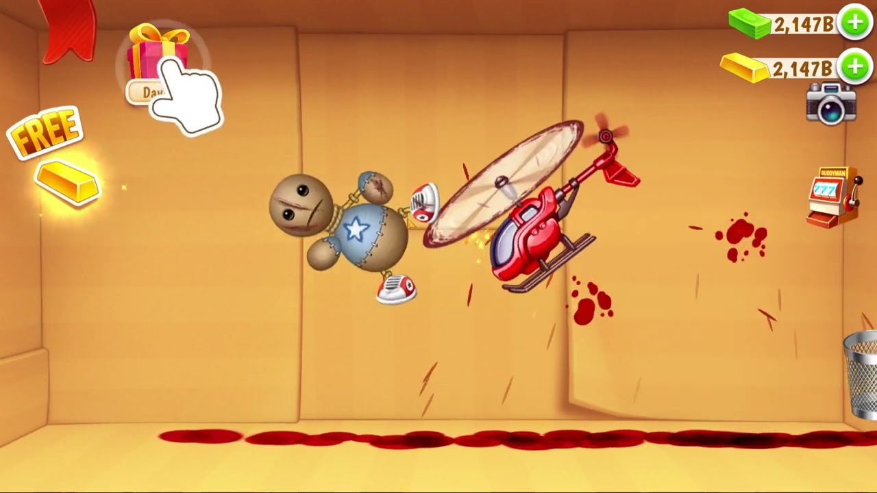 Kick the Buddy SECOND KICK - HELICOPTER