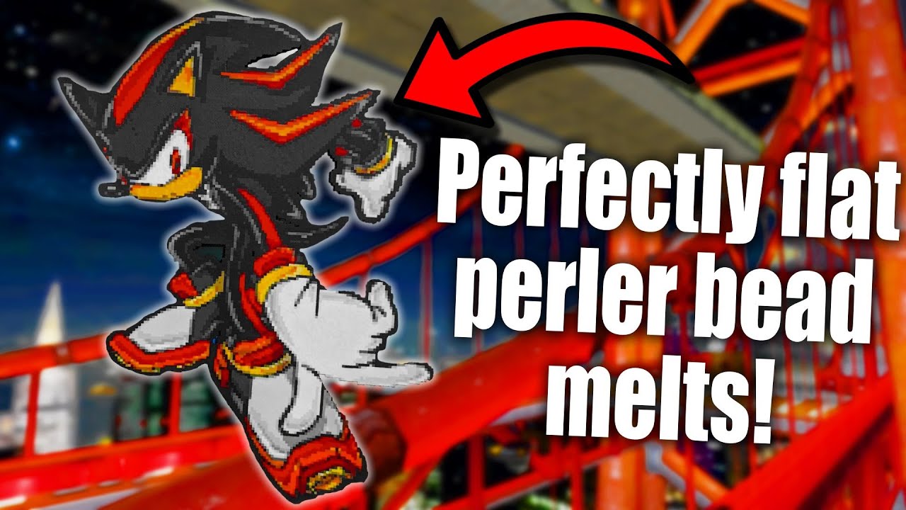 How To Flat Melt And Iron Large Perler Bead Art Projects