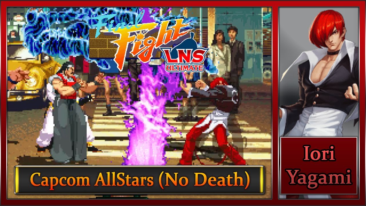 Final Fight LNS Ultimate V.04: Capcom AllStars [Hard Musou] – Iori (No Death)