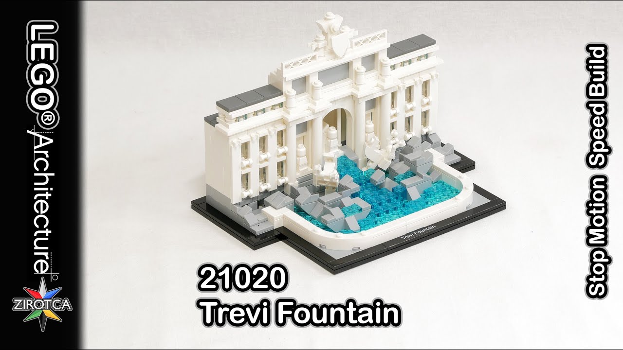 LEGO Fountain Trevi | LEGO 21020 | LEGO Architecture - Stop Motion Speed Build YouTube Video