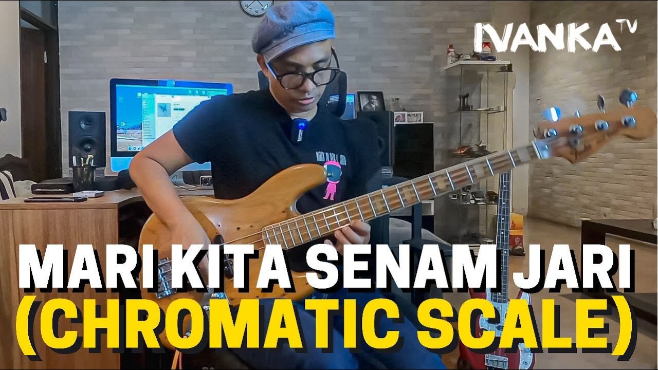 Senam Jari Chromatic Scale pada Bass #IvankaTV