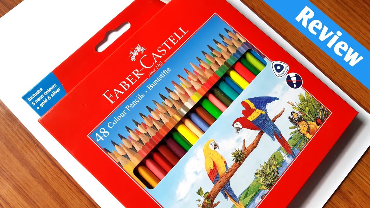 review Faber Castell colour pencil 48 shades