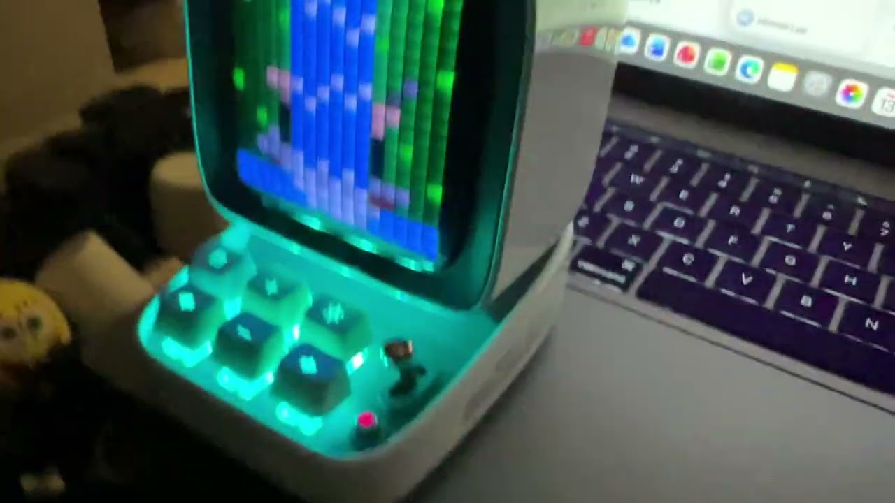 Divoom Ditto Pro making the table vibrate