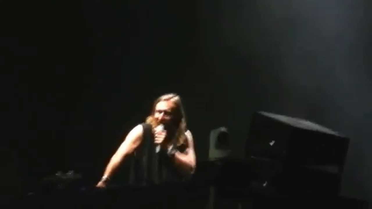 David Guetta - Shot me Down live in Rome 2014 Intro Rock in Roma