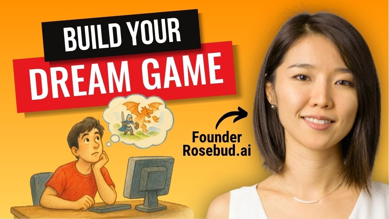 Build your dream game — no coding required! | with Lisha Li of Rosebud.ai