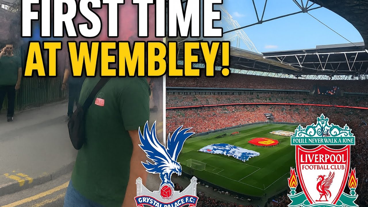 My First Trip to Wembley! Liverpool vs Crystal Palace | Community Shield 2025