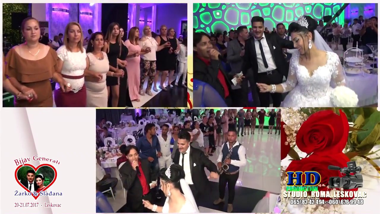 SVADBA GENERALI 2017 ŽARKO & SLADJANA - ZVONKO DEMIROVIC suži sijan al dilini ---STUDIO ROMA FULL HD