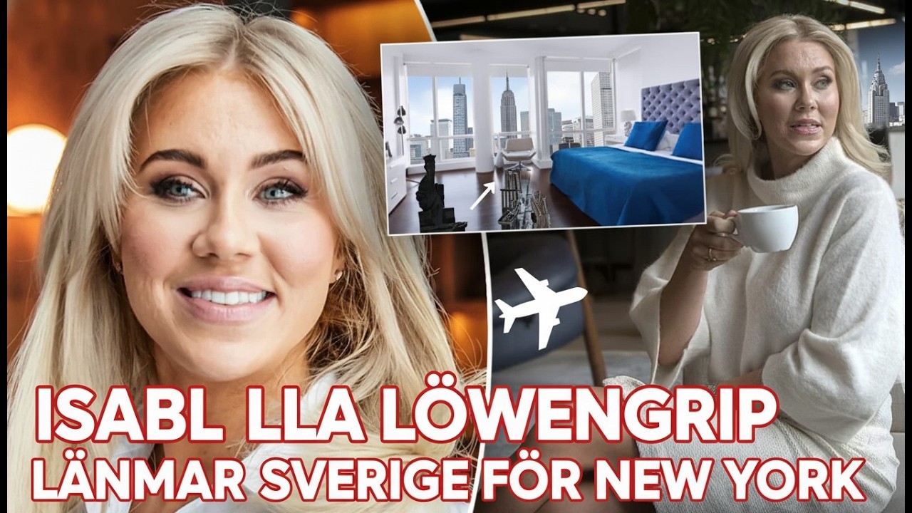 Isabella Löwengrip lämnar Sverige för New York