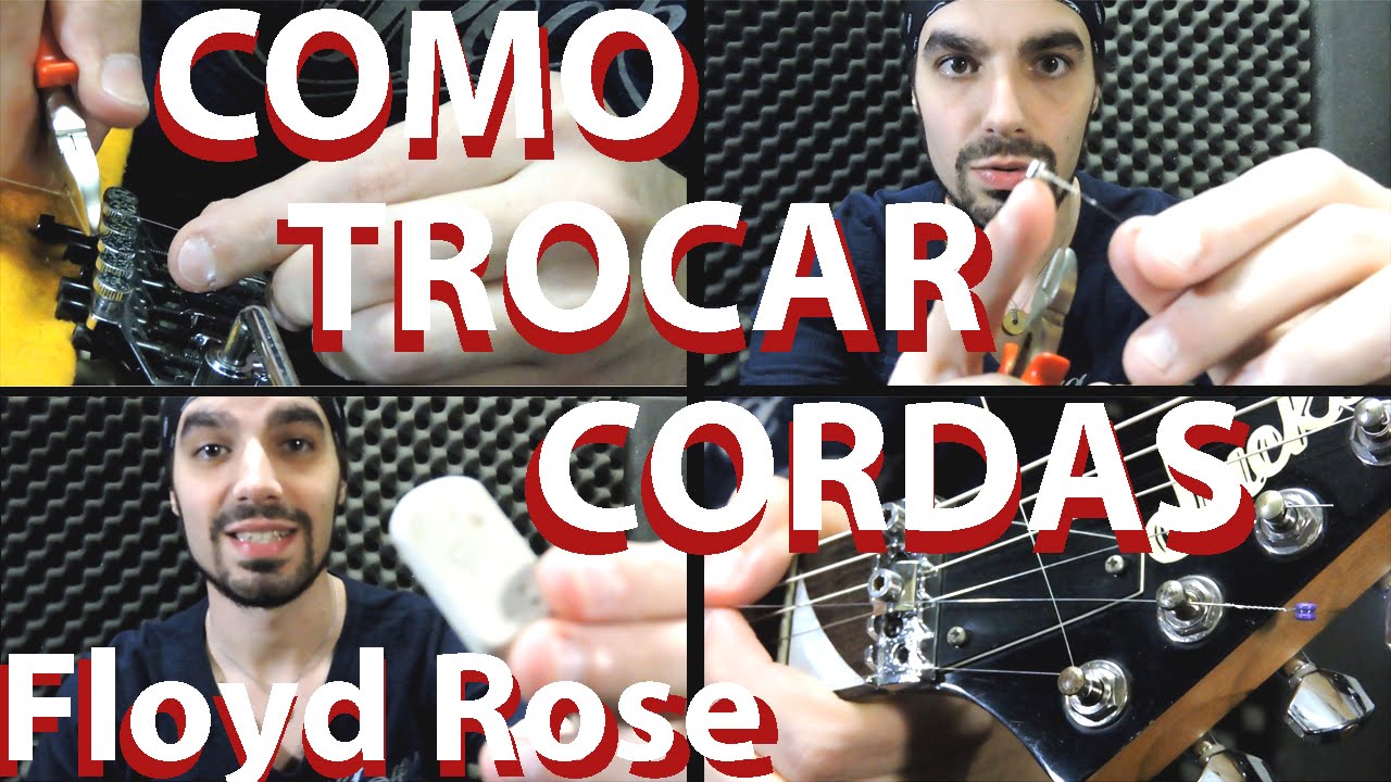 Como Trocar Cordas de Guitarra com Floyd Rose (Ponte flutuante) |Dica #6| Guto Gabrelon
