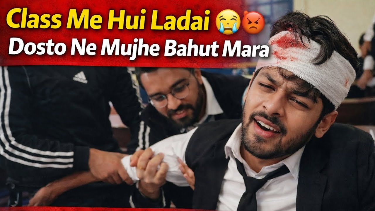 Class Me Hui Ladai 😡Dosto Ne Mujhe Bahut Mara 😭 |College Vlog 