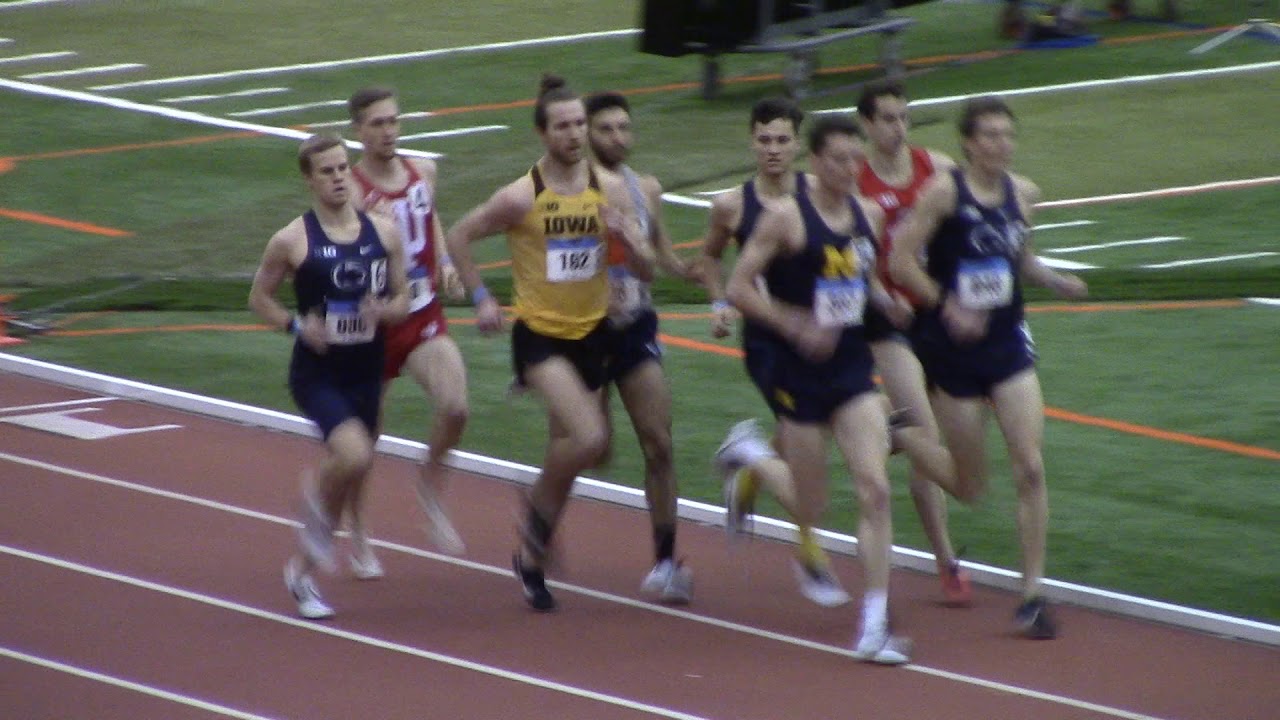 2018 Indoor Big Ten Championships  Mile  Prelim  Kevin Docherty