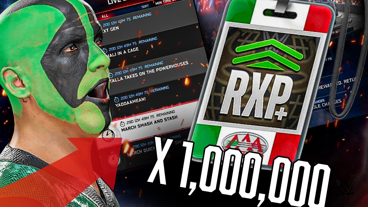 БЫСТРЫЙ СПОСОБ ПРОКАЧКИ RXP В WWE 2K26 С 1 ПО 40 УРОВЕНЬ (Полное руководство ЗДЕСЬ)