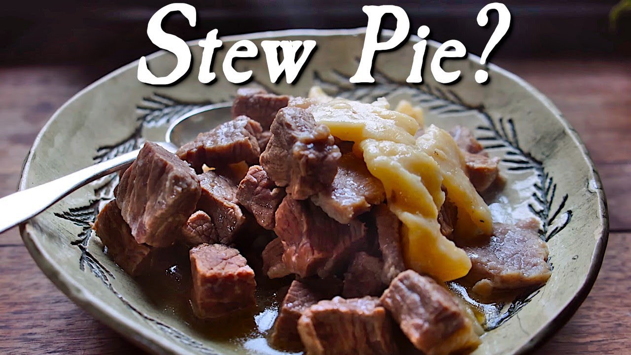 Salt Pork and Beef Pie - 18th Century Cooking