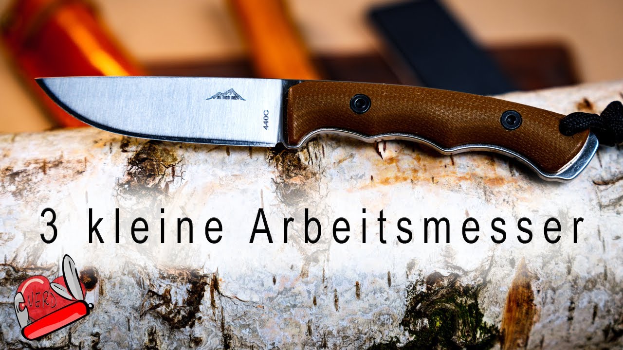 Meine 3 kleinen Arbeitsmesser