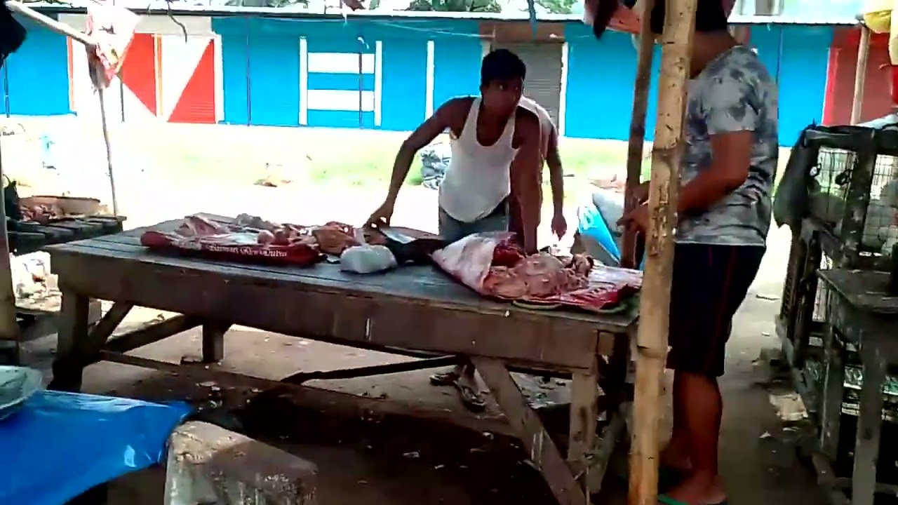 Guwahati garchuk.bhadra boro pork market.