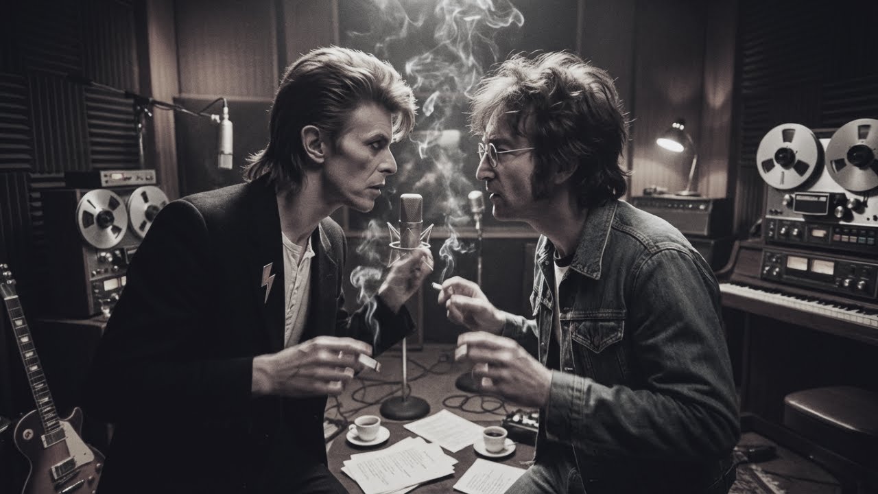 John Lennon and David Bowie Created 