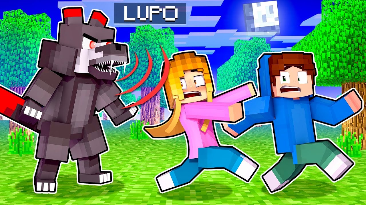 UN LUPO MANNARO CI STA INSEGUENDO!!😱 MINECRAFT