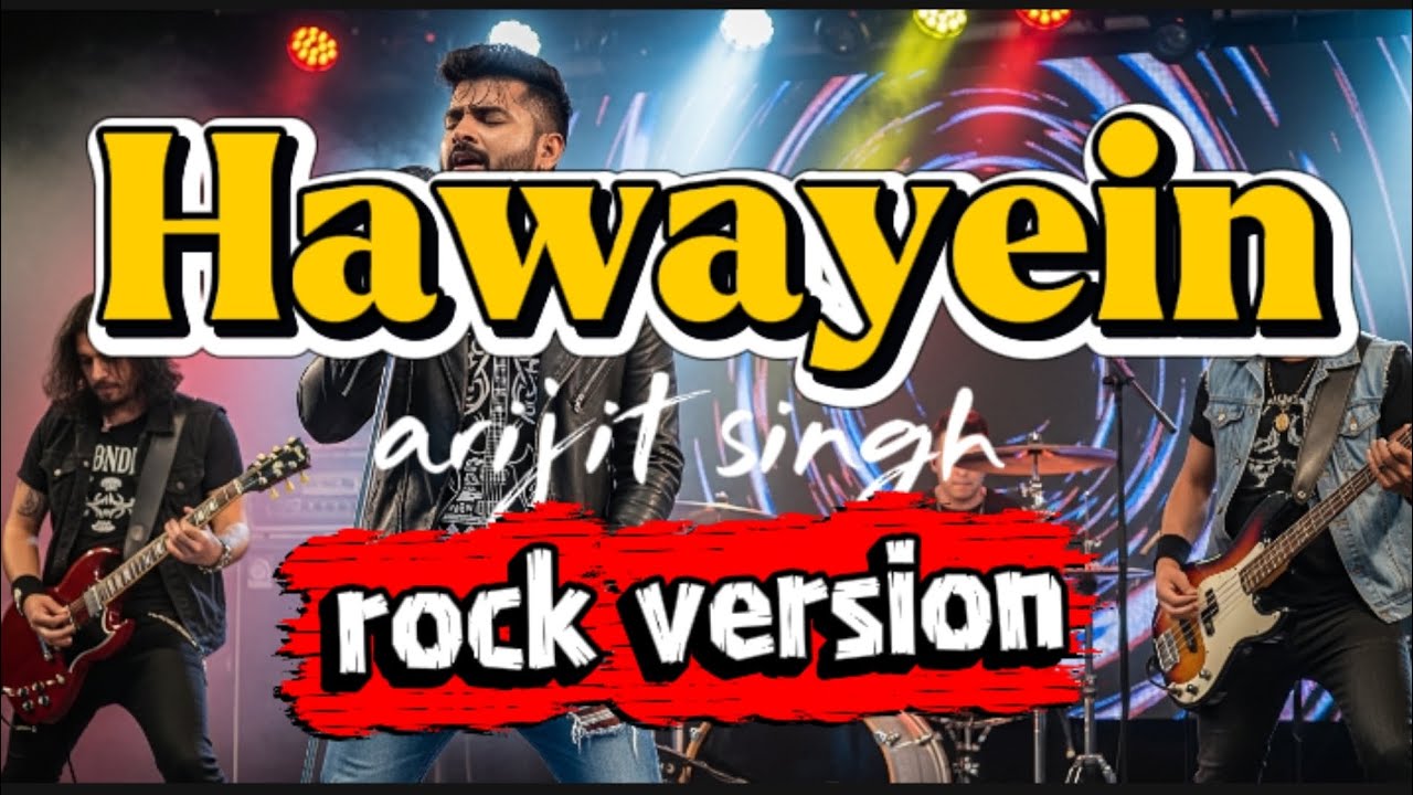 HAWAYEIN ( rock version)| arijit singh| Bollywood song.