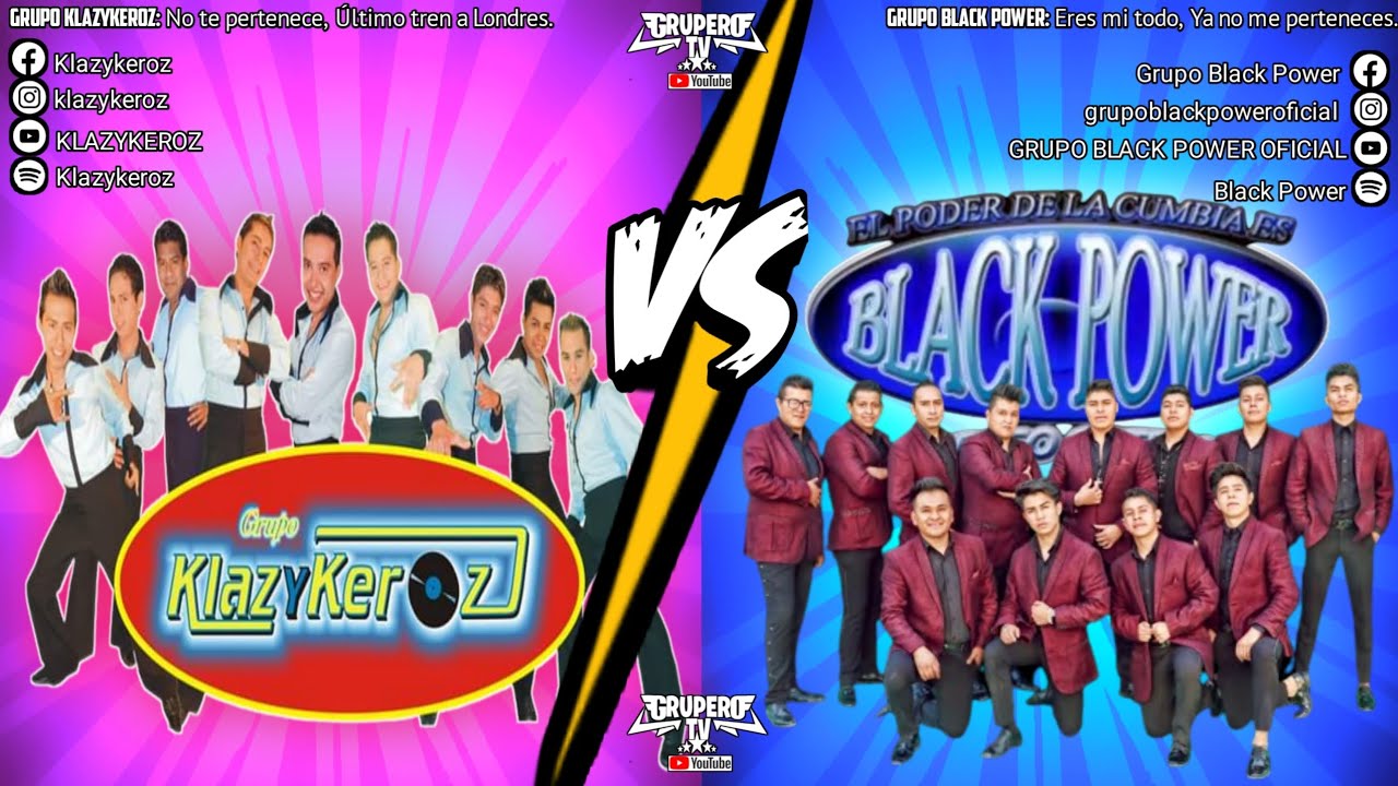 Los mejores éxitos de la cumbia sonidera/ Grupo Black Power VS Grupo Klaz Y Keroz/ ¿Tú favorito?